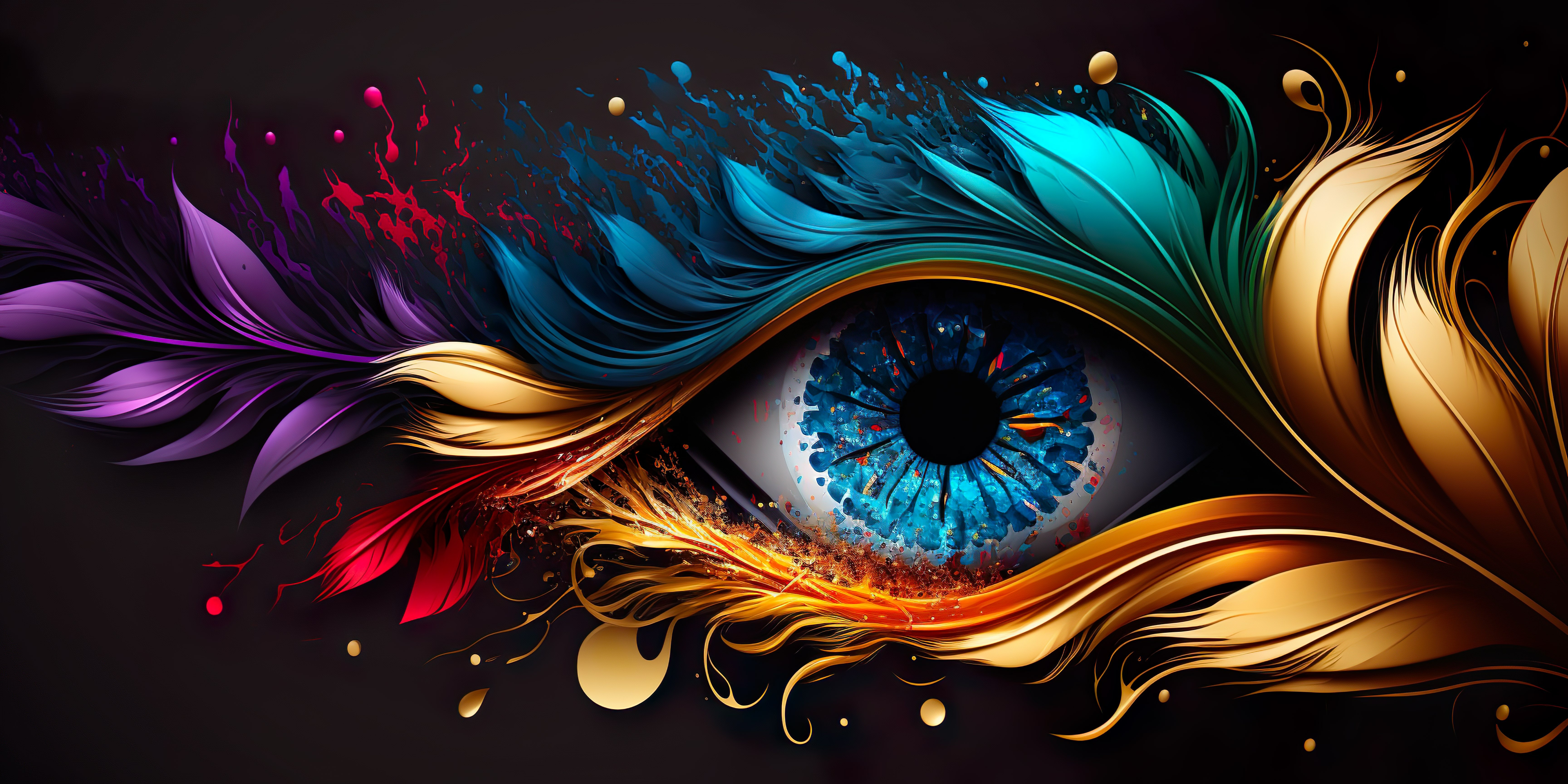 Abstract colorful gradient wave 3d rendering, white background, chromatic dispersion and thin film spectral effect