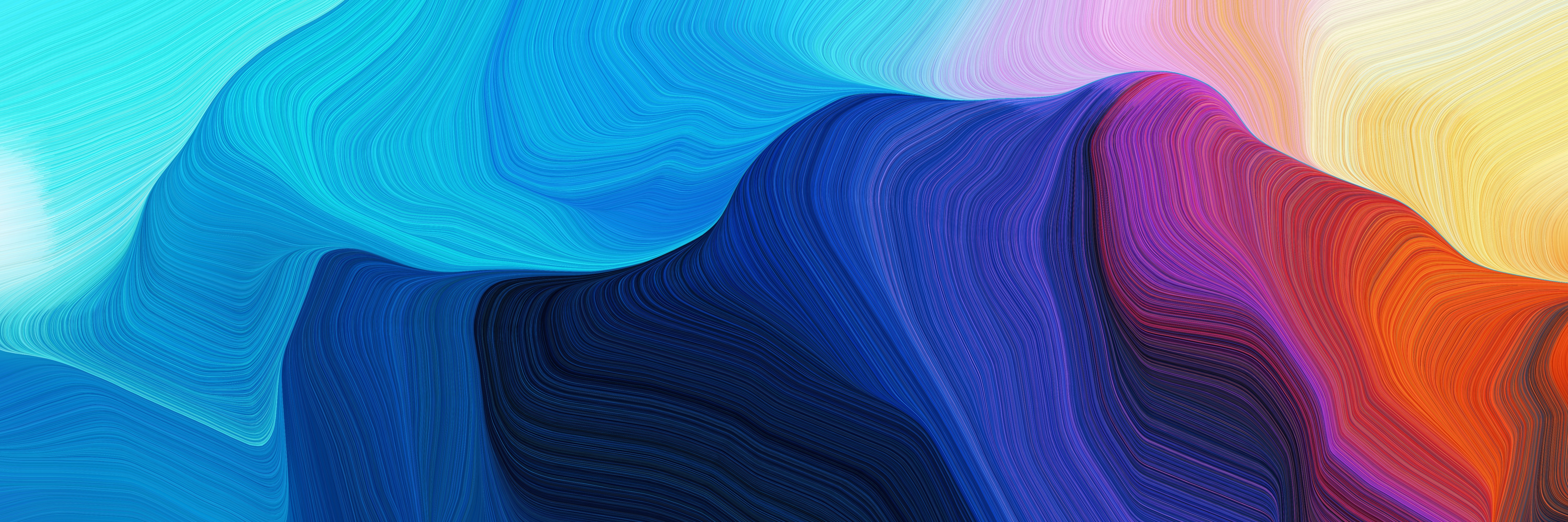 colorful waves-effect